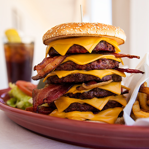 Gut Buster Burger Challenge